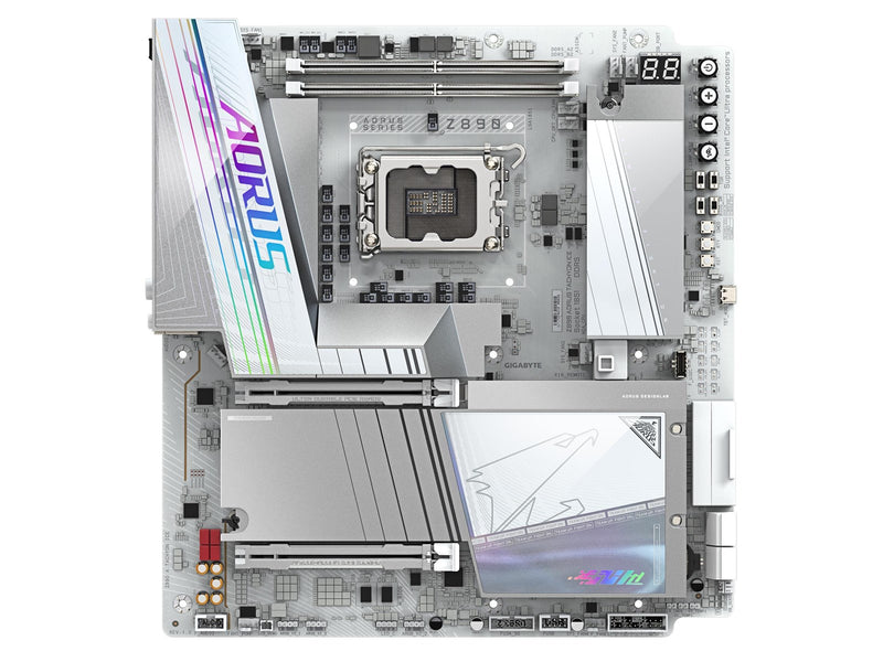 GIGABYTE Z890 AORUS TACHYON ICE Mainboard - Intel Z890 - Intel LGA1851 - DDR5 RAM - Extended ATX