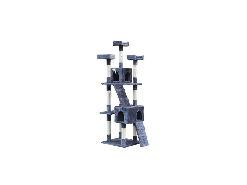 GLORIA LO MEJOR PARA TU MEJOR AMIGO NILO CAT TREE Grey 50 x 50 x 170 cm