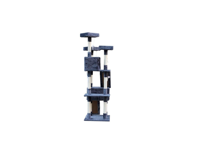 GLORIA LO MEJOR PARA TU MEJOR AMIGO NILO CAT TREE Grey 50 x 50 x 170 cm