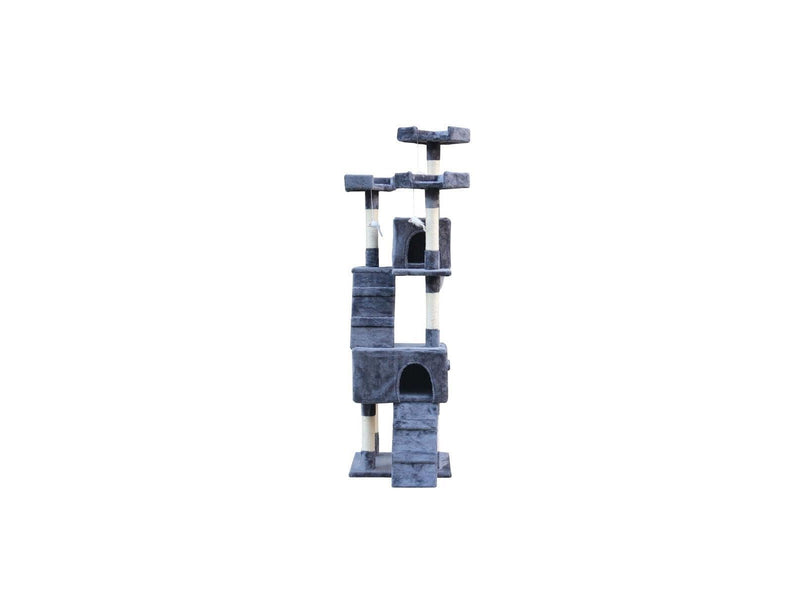 GLORIA LO MEJOR PARA TU MEJOR AMIGO NILO CAT TREE Grey 50 x 50 x 170 cm