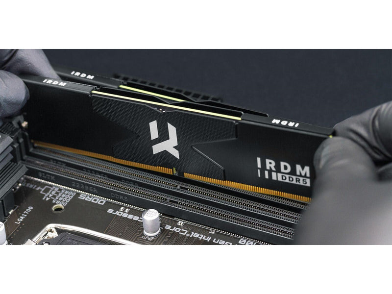 GOODRAM IRDM DDR5-6000 - 32GB - CL30 - Dual Channel (2 pcs) - AMD EXPO & Intel XMP - Schwarz