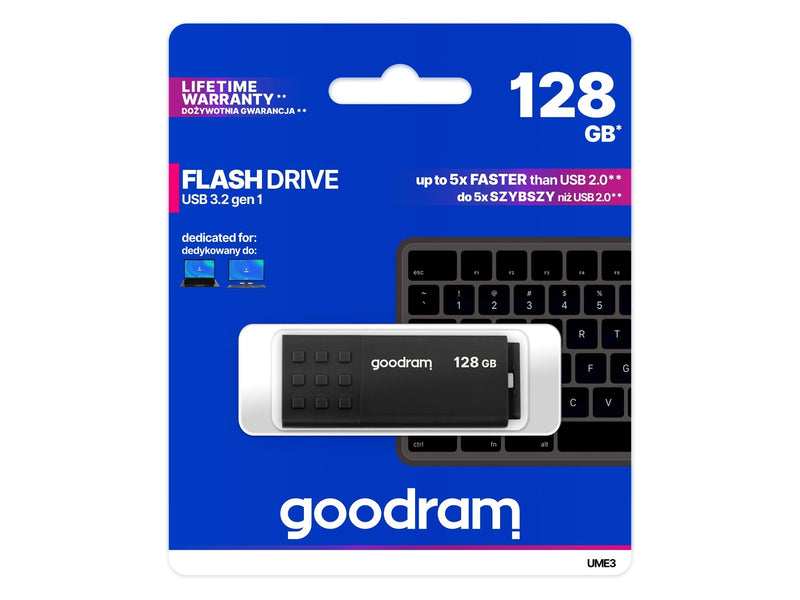GOODRAM UME3 - Schwarz - 128GB - USB-Stick