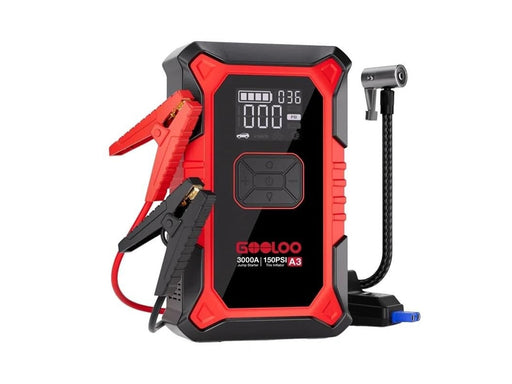 GOOLOO A3 2-in-1 Starthilfe mit Kompressor