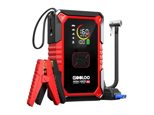 GOOLOO A5 2-in-1 Starthilfe mit Kompressor