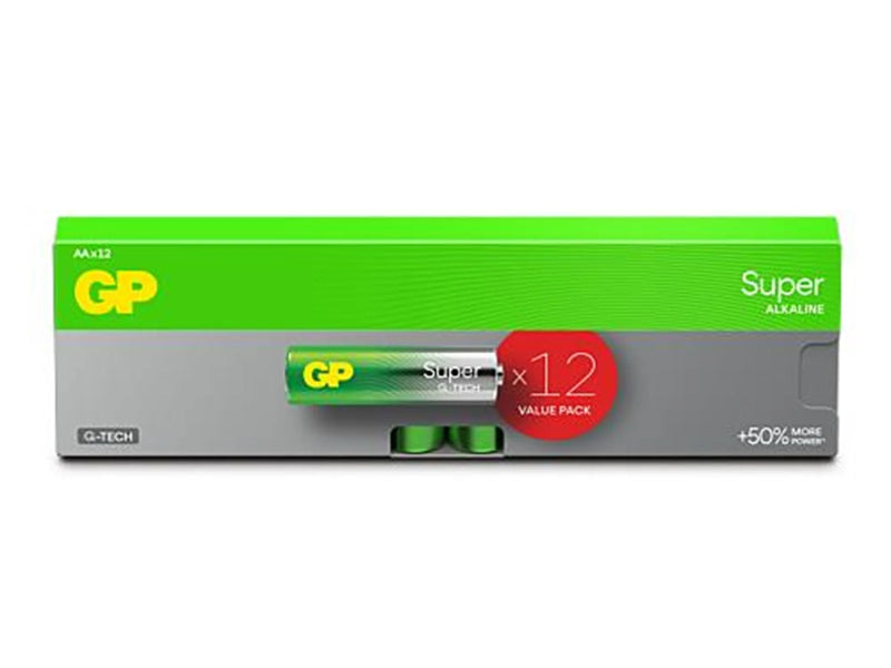 GP Battery Super Alkaline AA/LR6 12-pack