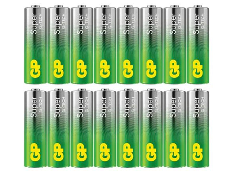 GP Battery Super Alkaline AA/LR6 16-pack