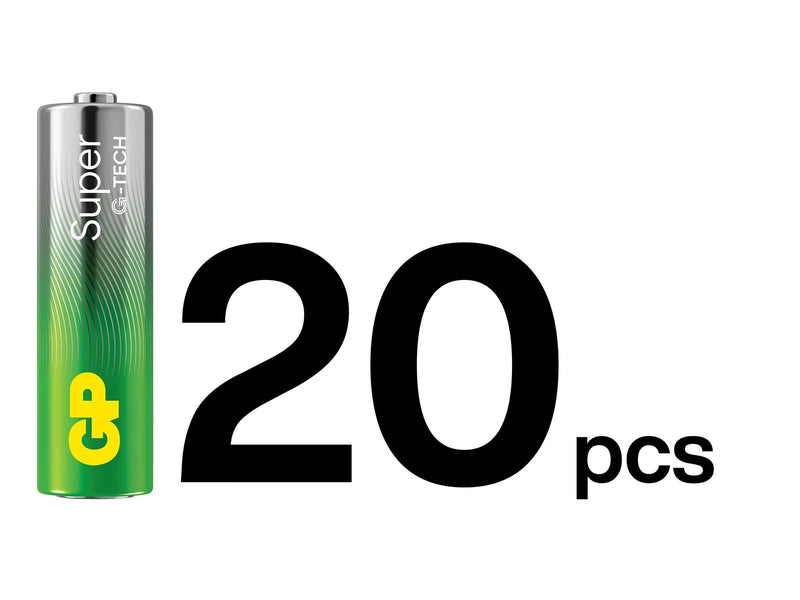 GP Battery Super Alkaline AA/LR6 20-pack