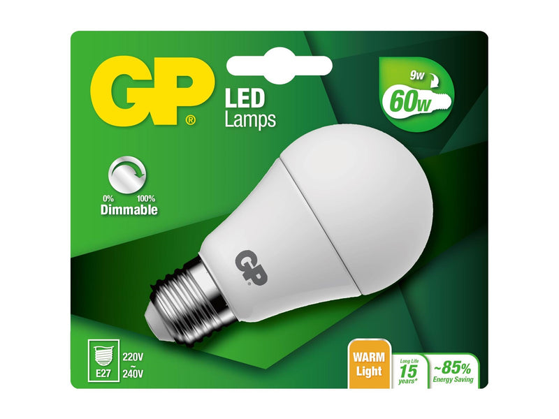 GP LED-Lampe Globe bulb 9 W (60 W) 806 lm E27
