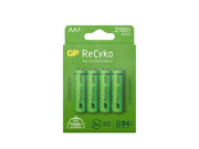 GP ReCyko AA-batteri 2100 mAh 4-pack