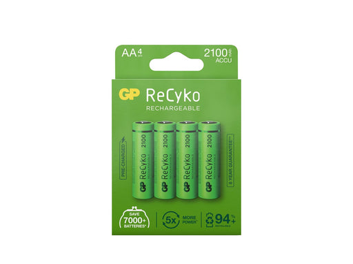 GP ReCyko AA-batteri 2100 mAh 4-pack