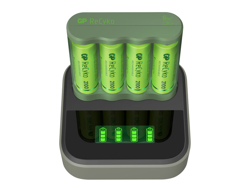 GP ReCyko Everyday Battery Charger B421 (USB) + D