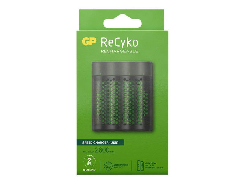 GP ReCyko Speed-oplader M451 (USB) inkl. 4 stk. A
