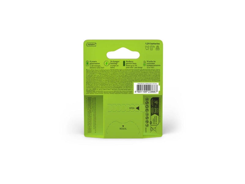 GP Rechargeable Battery AAA 800 mAh x 4 NiMH