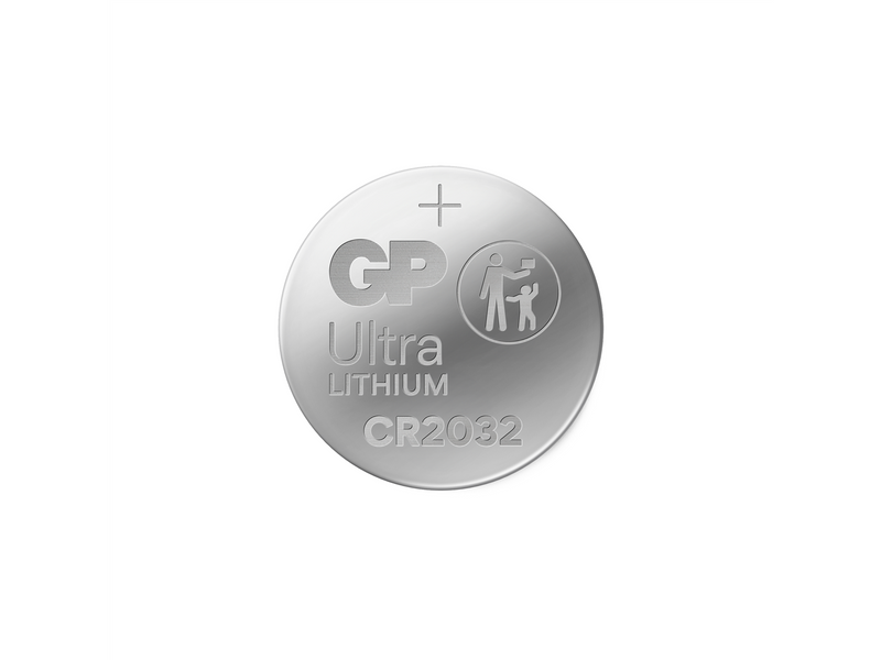 GP Ultra Lithium coin cell CR2032, 8-pack