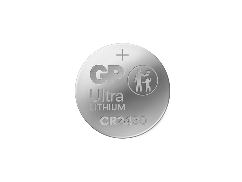 GP Ultra Lithium coin cell CR2430, 4-pack