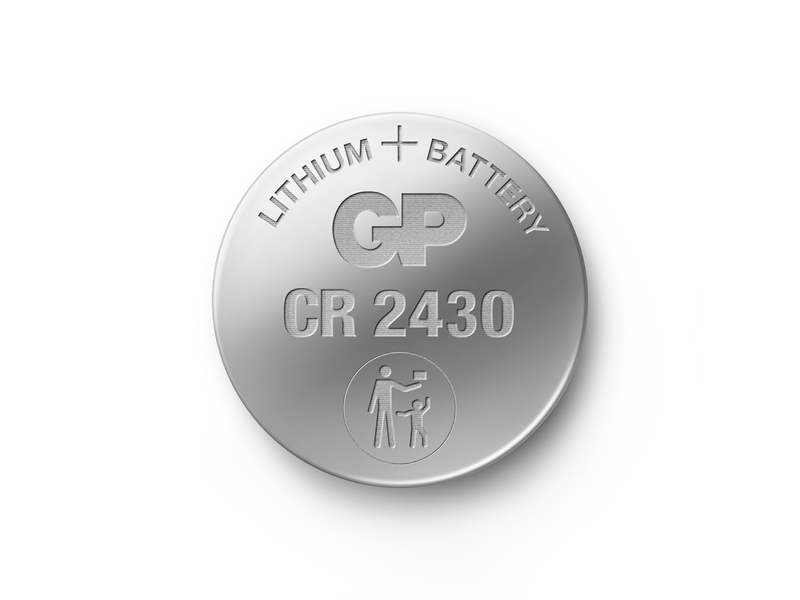 GP coin cell Lithium CR2430, 5-pack
