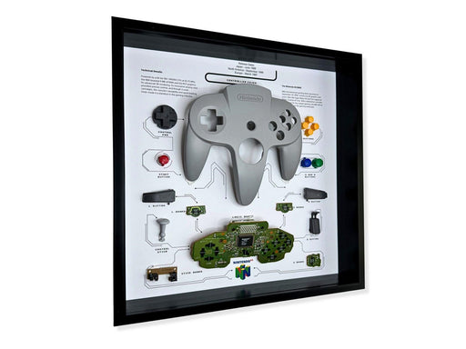 GRC - Retro Art Nintendo N64 Controller Display - Grey - Bild
