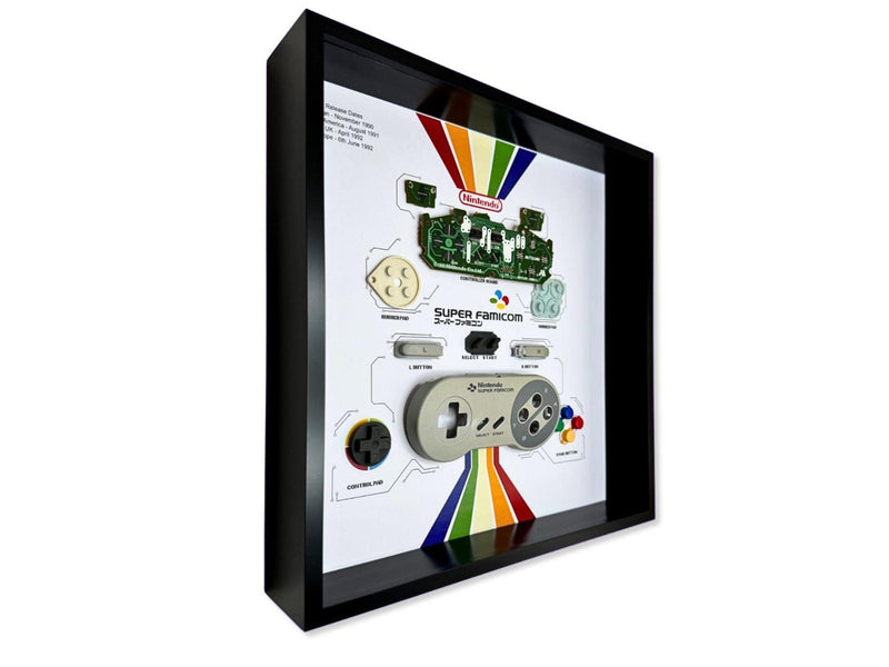 GRC - Retro Art Nintendo SNES Super Famicom Controller Display - Bild