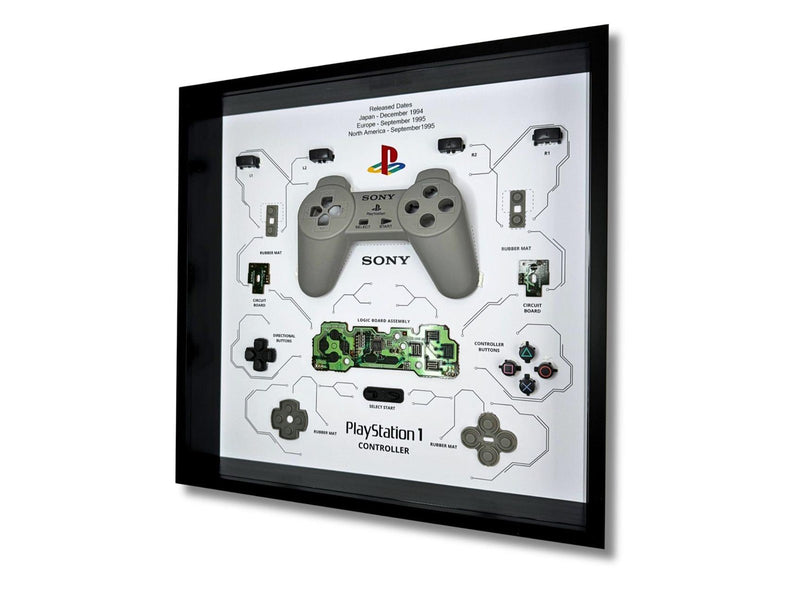 GRC - Retro Art Sony PS1 Controller SCPH-1080/SCPH-1 Display - Bild