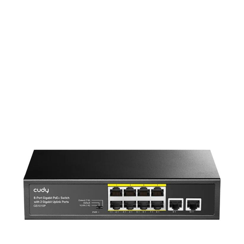 cudy GSwitch 8P GS1010P RM PoE+