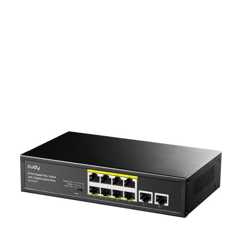 cudy GSwitch 8P GS1010P RM PoE+