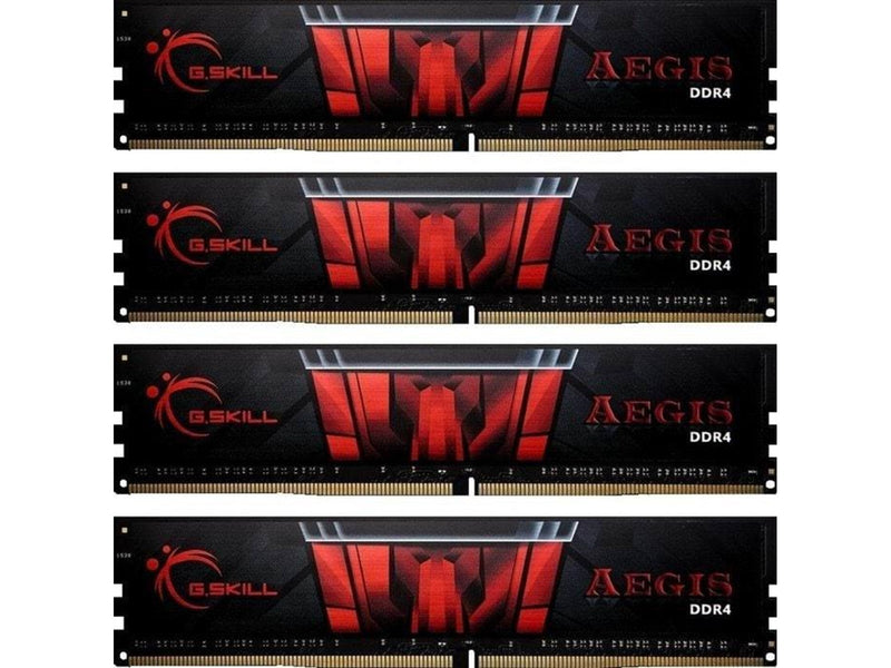 G.Skill AEGIS DDR4-3200 - 32GB - CL16 - Quad Channel (4 pcs) - Intel XMP - Schwarz