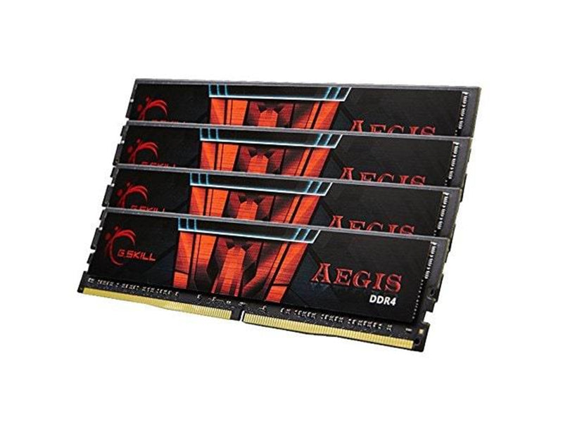 G.Skill AEGIS DDR4-3200 - 64GB - CL16 - Quad Channel (4 pcs) - Intel XMP - Schwarz