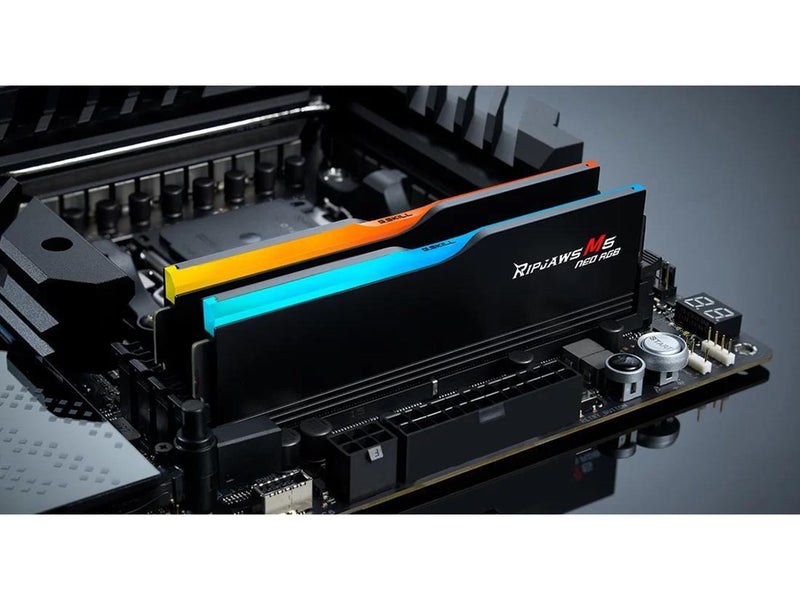 G.Skill G.Skill Ripjaws M5 Neo RGB DDR5-6000 - 32GB - CL30 - Dual Channel (2 pcs) - AMD EXPO - Schwarz