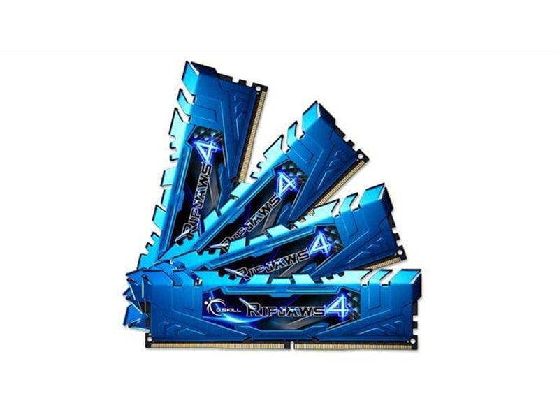 G.Skill Ripjaws 4 DDR4-2133 - 16GB - CL15 - Quad Channel (4 pcs) - Intel XMP - Blau