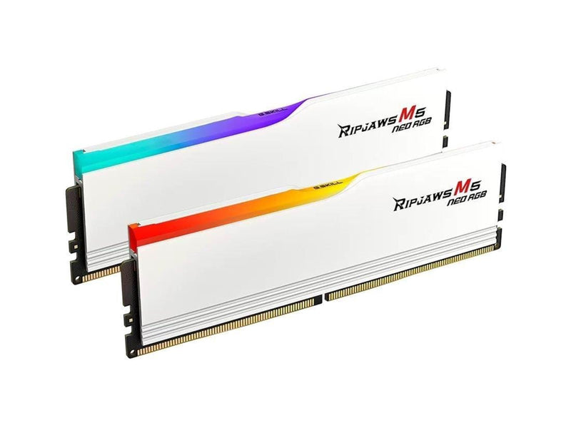 G.Skill Ripjaws M5 Neo RGB DDR5-6000 - 32GB - CL36 - Dual Channel (2 pcs) - AMD EXPO - Weiß mit RGB