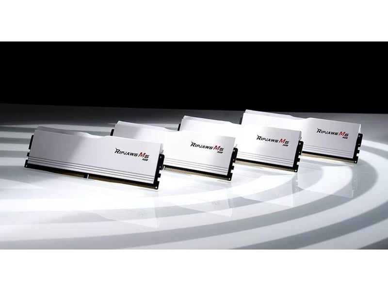 G.Skill Ripjaws M5 RGB DDR5-5200 - 48GB - CL40 - Dual Channel (2 pcs) - Intel XMP - Weiß mit RGB