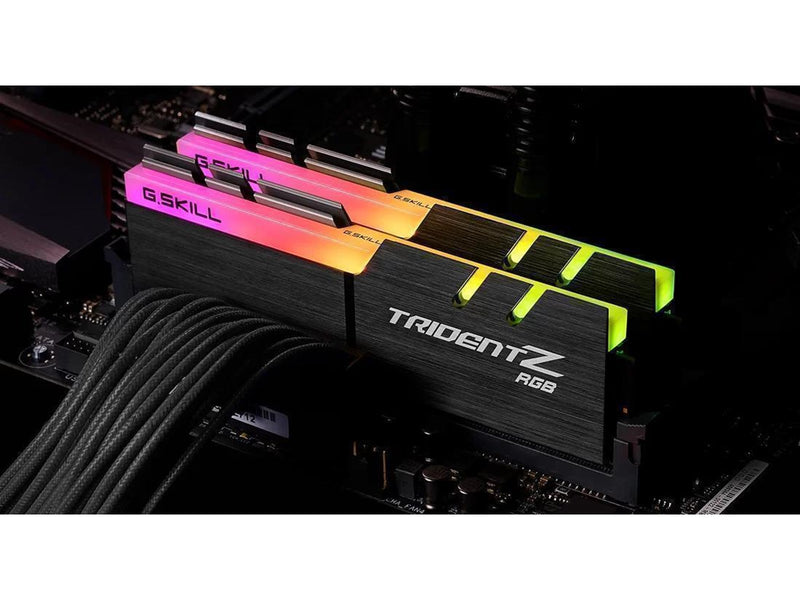 G.Skill Trident Z RGB AMD Series DDR4-3200 - 16GB - CL16 - Dual Channel (2 pcs) - AMD Optimized - Schwarz mit RGB