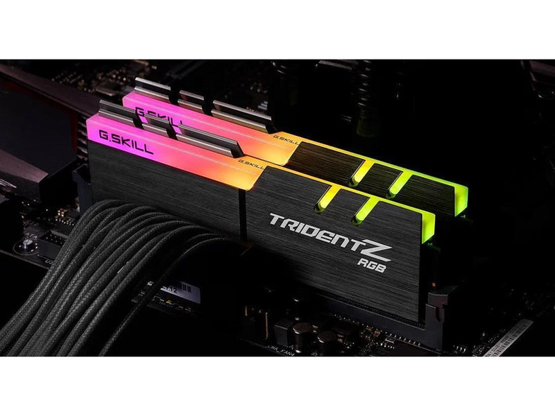 G.Skill Trident Z RGB DDR4-3000 - 16GB - CL16 - Dual Channel (2 pcs) - Intel XMP - Schwarz mit RGB