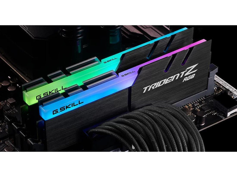 G.Skill Trident Z RGB DDR4-3000 - 16GB - CL16 - Dual Channel (2 pcs) - Intel XMP - Schwarz mit RGB