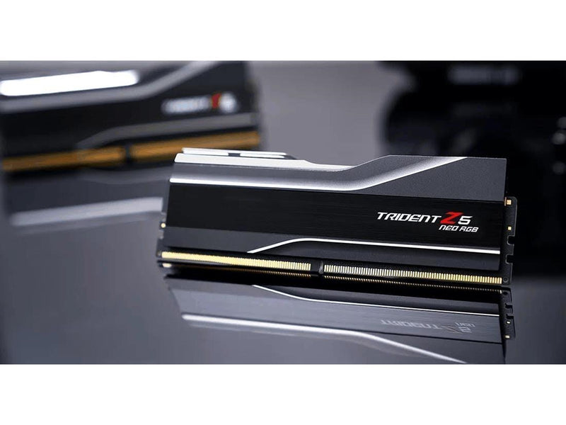G.Skill Trident Z5 Neo RGB DDR5-6000 - 24GB - CL40 - Single Channel (1 pcs) - AMD EXPO & Intel XMP - Schwarz mit RGB