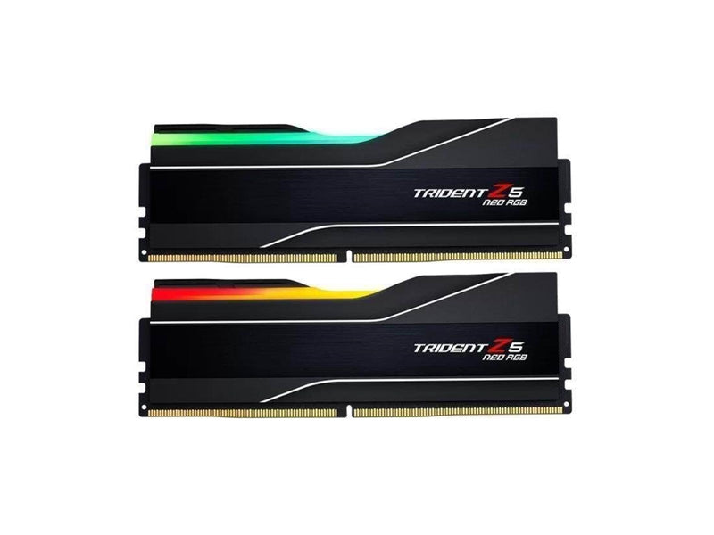 G.Skill Trident Z5 Neo RGB DDR5-6000 - 32GB - CL26 - Dual Channel (2 pcs) - AMD EXPO & Intel XMP - Schwarz mit RGB