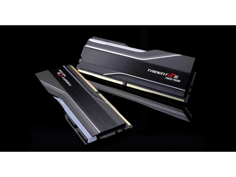 G.Skill Trident Z5 Neo RGB DDR5-6000 - 32GB - CL26 - Dual Channel (2 pcs) - AMD EXPO & Intel XMP - Schwarz mit RGB