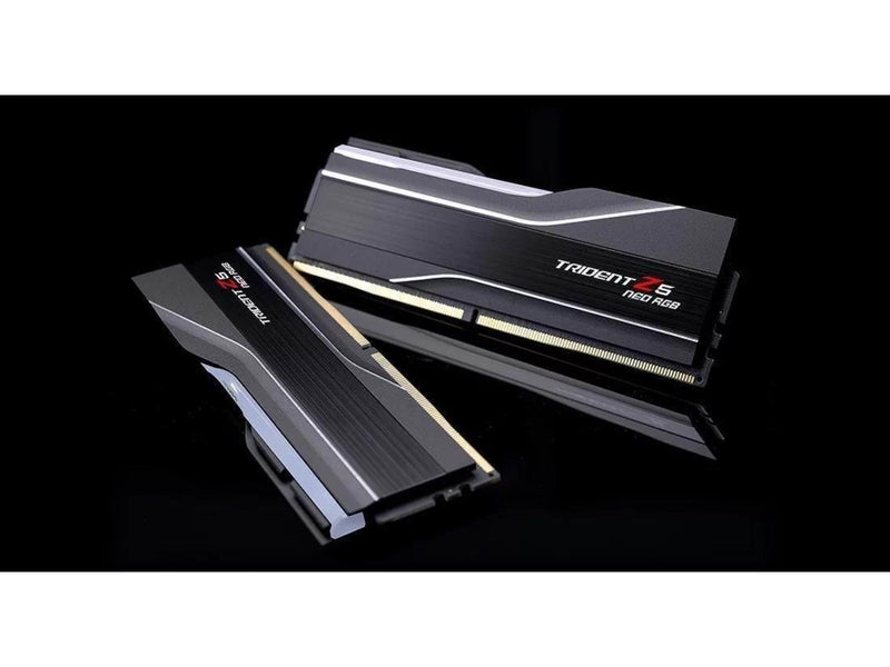G.Skill Trident Z5 Neo RGB DDR5-6000 - 32GB - CL30 - Dual Channel (2 pcs) - AMD EXPO - Schwarz mit RGB