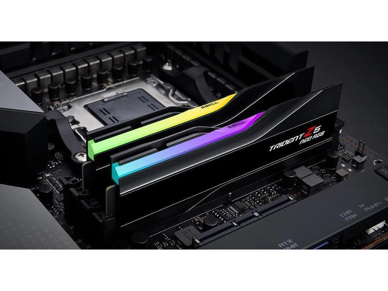 G.Skill Trident Z5 Neo RGB DDR5-6000 - 32GB - CL30 - Dual Channel (2 pcs) - AMD EXPO - Schwarz mit RGB