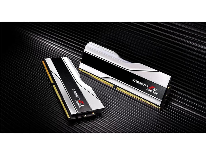 G.Skill Trident Z5 Neo RGB DDR5-6000 - 48GB - CL26 - Dual Channel (2 pcs) - AMD EXPO & Intel XMP - Weiß mit RGB