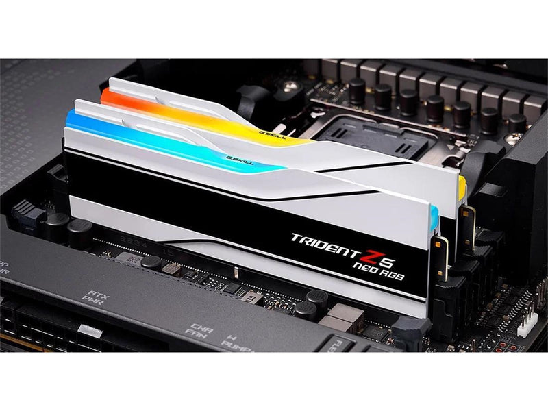 G.Skill Trident Z5 Neo RGB DDR5-6000 - 48GB - CL26 - Dual Channel (2 pcs) - AMD EXPO & Intel XMP - Weiß mit RGB