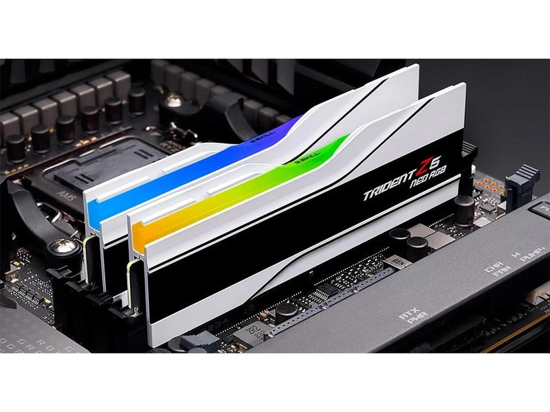 G.Skill Trident Z5 Neo RGB DDR5-6000 - 64GB - CL30 - Dual Channel (2 pcs) - AMD EXPO & Intel XMP - Weiß mit RGB