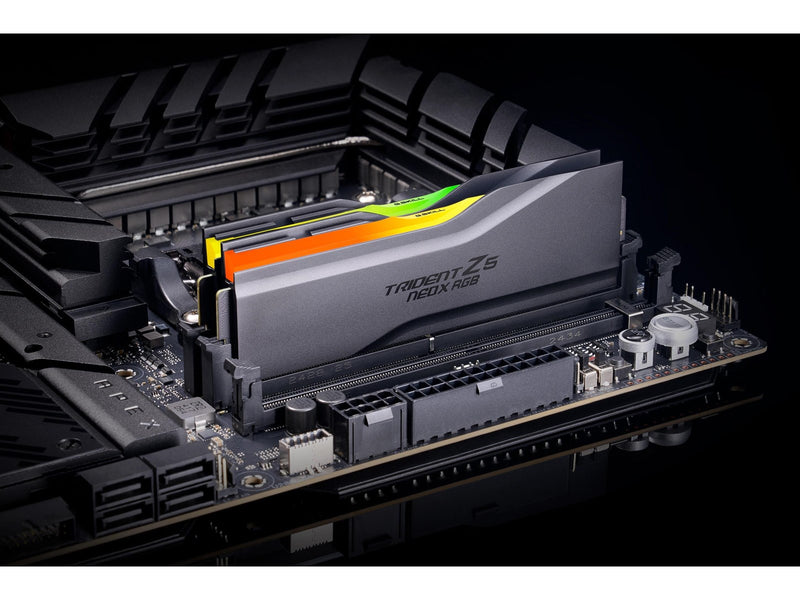G.Skill Trident Z5 NeoX RGB DDR5-6000 - 32GB - CL26 - Dual Channel (2 pcs) - AMD EXPO ULL - Schwarz