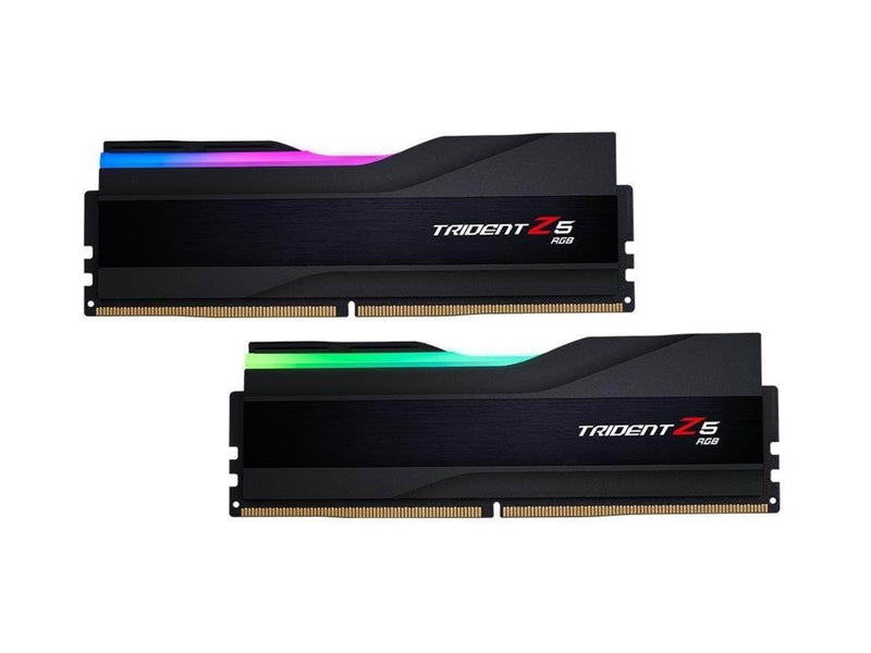 G.Skill Trident Z5 RGB DDR5-5600 - 32GB - CL40 - Dual Channel (2 pcs) - Intel XMP - Schwarz mit RGB