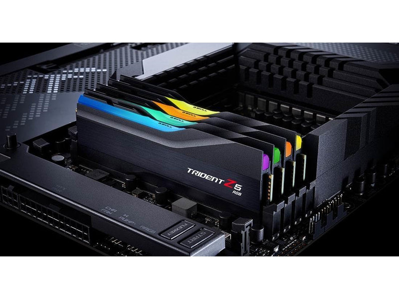 G.Skill Trident Z5 RGB DDR5-5600 - 32GB - CL40 - Dual Channel (2 pcs) - Intel XMP - Schwarz mit RGB