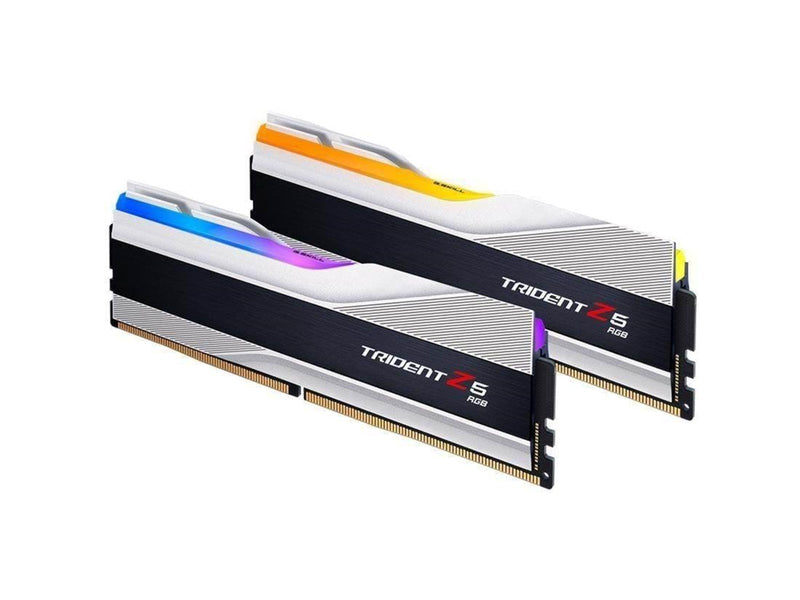 G.Skill Trident Z5 RGB DDR5-7600 - 32GB - CL36 - Dual Channel (2 pcs) - Intel XMP - Silber mit RGB