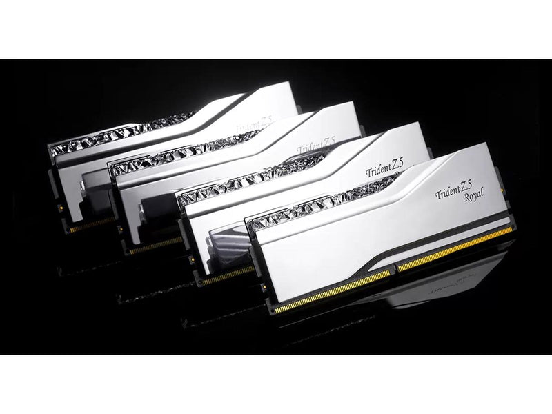 G.Skill Trident Z5 Royal DDR5-6400 - 32GB - CL32 - Dual Channel (2 pcs) - Intel XMP - Silber mit RGB