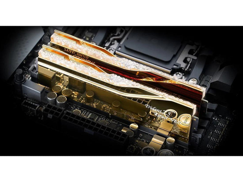 G.Skill Trident Z5 Royal Neo RGB DDR5-6000 - 64GB - CL26 - Dual Channel (2 pcs) - AMD EXPO - Gold mit RGB