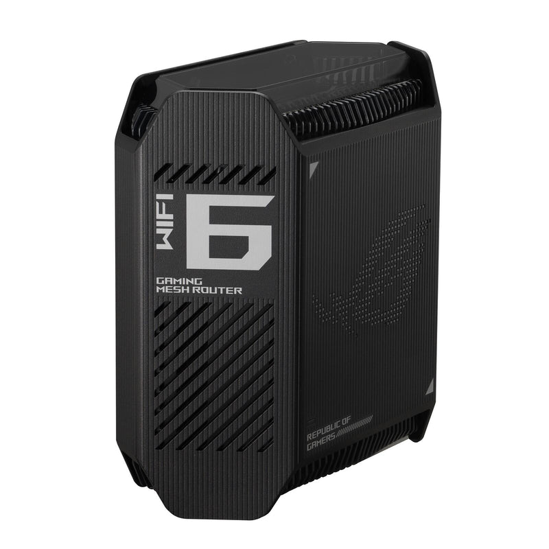 ASUS ROG Rapture GT6 AX10000 1er Pack Tri-Band Gaming Mesh WiFi System kombinierbarer Router (Tethering als 4G und 5G Ro