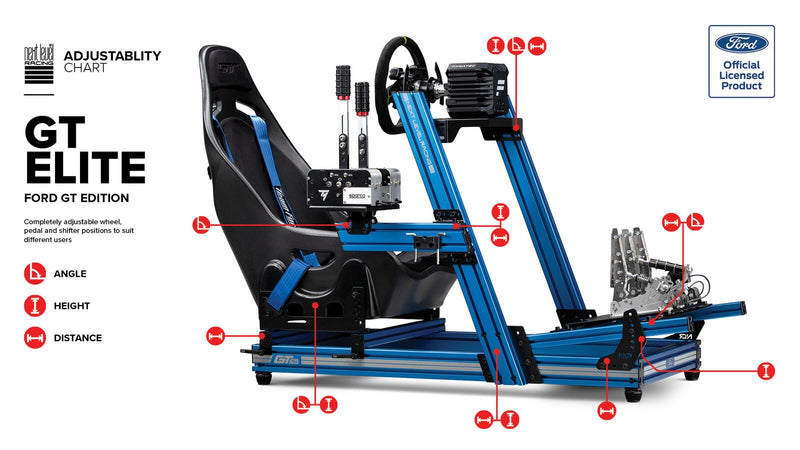 Next Level Racing® GTElite Cockpit Ford GT Edition